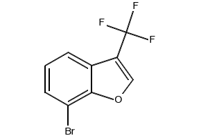 Benzofuran, 3-(trifluoromethyl)- structure, CAS 65715-21-1