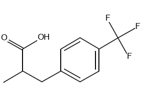 3-Furancarboxylic acid, 4-methyl-2-(trifluoromethyl)- structure, CAS 23584-86-3