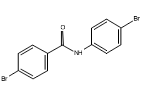 4-Bromo-N-(4-bromophenyl)benzamide structure, CAS 34855-33-9