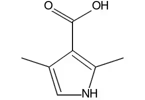 2,4-Dimethylpyrrole-3-carboxylicacid structure, CAS 17106-13-7