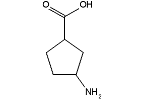 3-Aminocyclopentanecarboxylic acid structure, CAS 89614-96-0
