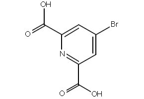 4-Bromo-2,6-Pyridinedicarboxylic Acid structure, CAS 162102-81-0