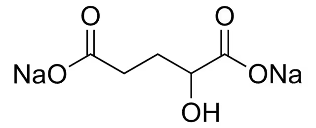 Pentanedioic acid, 2-hydroxy- structure, CAS 2889-31-8