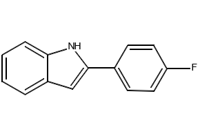1H-Indole, 2-(2-fluorophenyl)- structure, CAS 52765-22-7