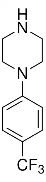 1-(4-Trifluoromethylphenyl)piperazine structure, CAS 30459-17-7