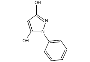 3,5-Pyrazolidinedione, 1-phenyl- structure, CAS 19933-22-3