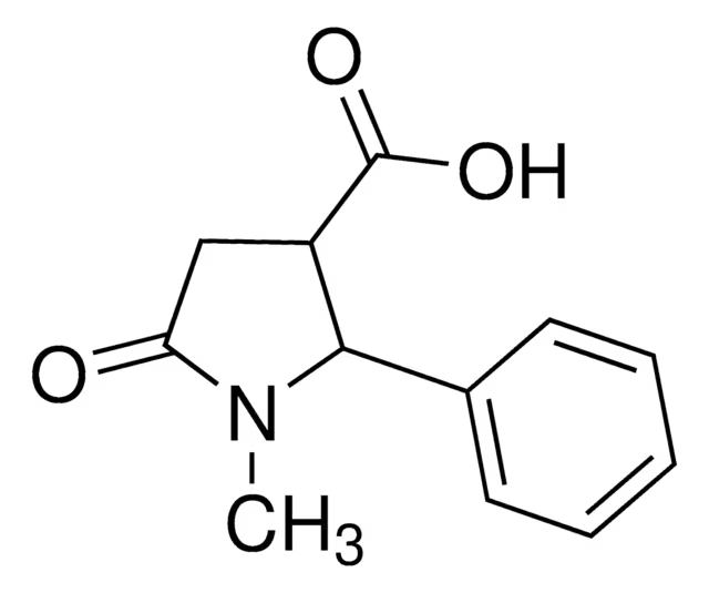 3-Pyrrolidinecarboxylic acid, 2-oxo-1-phenyl- structure, CAS 56137-52-1