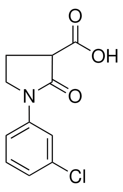 3-Pyrrolidinecarboxylic acid, 1-(4-chlorophenyl)-2-oxo- structure, CAS 226881-06-7