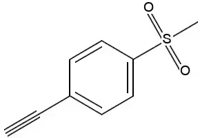 Benzene, 1-ethynyl-4-(methylsulfonyl)- structure, CAS 340771-31-5