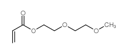 Methoxyethoxyethyl acrylate structure, CAS 7328-18-9