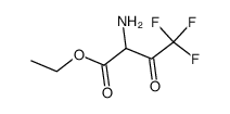 Butanoic acid, 2-amino-4,4,4-trifluoro-3-oxo-, ethyl ester structure, CAS 122019-58-3
