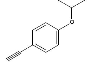 Benzene, 1-ethynyl-4-(1-methylethoxy)- structure, CAS 91142-24-4