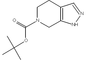 tert-Butyl 4,5-dihydro-1H-pyrazolo[3,4-c]pyridine-6(7H)-carboxylate structure, CAS 871726-73-7