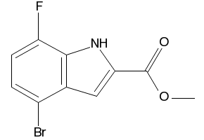 2-Benzothiazolamine, 7-bromo-4-fluoro- structure, CAS 942473-90-7