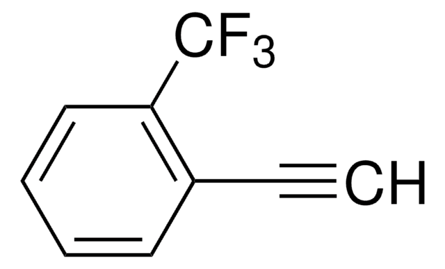 Benzene, 1-ethynyl-2-(trifluoromethyl)- structure, CAS 704-41-6