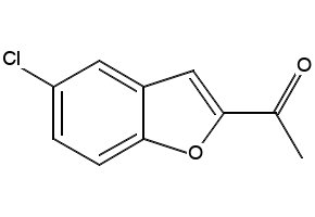 Ethanone, 1-(5-chloro-2-benzofuranyl)- structure, CAS 1646-32-8