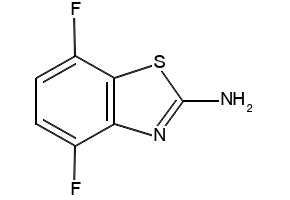 2-Benzothiazolamine, 4,7-difluoro- structure, CAS 942473-94-1
