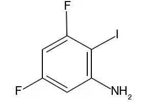 3,5-Difluoro-2-nitroaniline structure, CAS 361-72-8