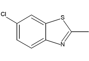 Benzothiazole, 6-chloro-2-methyl- structure, CAS 4146-24-1