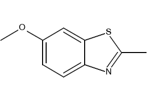 Benzothiazole, 6-methoxy-2-methyl- structure, CAS 2941-72-2