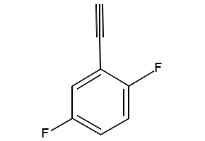 Benzene, 2-ethynyl-1,4-difluoro- structure, CAS 956386-38-2