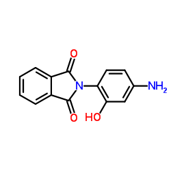 2-(4-Amino-2-hydroxyphenyl)isoindoline-1,3-dione structure, CAS 117346-08-4