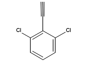 Benzene, 1,3-dichloro-2-ethynyl- structure, CAS 6575-25-3