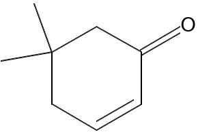 5,5-Dimethylcyclohex-2-en-1-one structure, CAS 4694-17-1