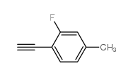 Benzene, 1-ethynyl-2-fluoro-4-methyl- structure, CAS 928304-42-1