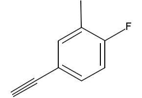 Benzene, 4-ethynyl-1-fluoro-2-methyl- structure, CAS 351002-93-2