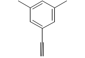 Benzene, 1-ethynyl-3,5-dimethyl- structure, CAS 6366-06-9