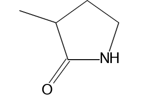 3-Methyl-2-Pyrrolidinone structure, CAS 2555-05-7