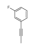 Benzene, 1-fluoro-3-(1-propyn-1-yl)- structure, CAS 52112-24-0