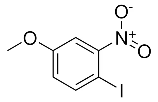 Benzene, 1-iodo-4-methoxy-2-nitro- structure, CAS 58755-70-7