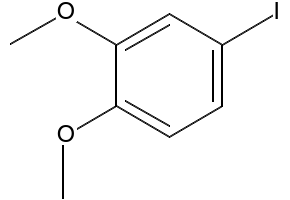 Benzene, 4-iodo-1,2-dimethoxy- structure, CAS 5460-32-2