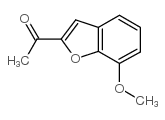 1-(7-Methoxybenzofuran-2-yl)ethanone structure, CAS 43071-52-9