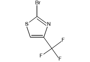 Thiazole, 2-bromo-4-(trifluoromethyl)- structure, CAS 41731-39-9