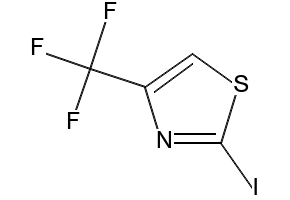 Thiazole, 2-iodo-4-(trifluoromethyl)- structure, CAS 864376-14-7