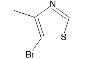 Thiazole, 5-bromo-4-methyl- structure, CAS 111600-83-0