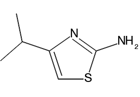2-Thiazolamine, 4-(1-methylethyl)- structure, CAS 79932-20-0