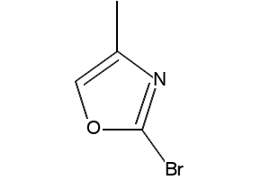 Oxazole, 2-bromo-4-methyl- structure, CAS 1060816-11-6