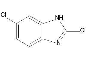 2,5-Dichlorobenzimidazole structure, CAS 4887-95-0