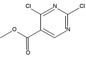 Methyl 2,4-dichloropyrimidine-5-carboxylate structure, CAS 3177-20-6