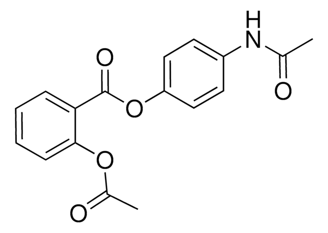 Benzoic acid, 2-(acetyloxy)-, 4-(acetylamino)phenyl ester structure, CAS 5003-48-5