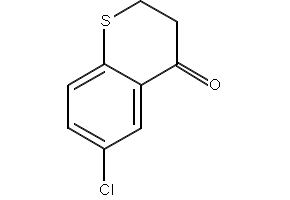 6-Chloro-3,4-dihydro-2H-1-benzothiin-4-one structure, CAS 13735-12-1
