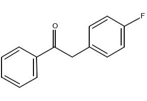 Ethanone, 2-(4-fluorophenyl)-1-phenyl- structure, CAS 347-91-1