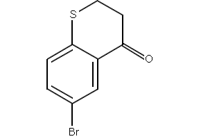6-Bromo-3,4-dihydro-2H-1-benzothiin-4-one structure, CAS 13735-13-2