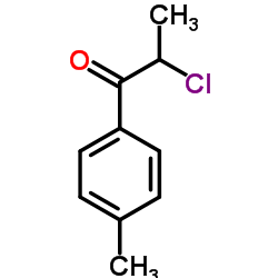 1-Propanone, 2-chloro-1-(4-methylphenyl)- structure, CAS 69673-92-3