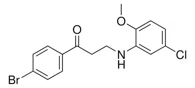 1-Propanone, 1-(4-bromophenyl)-2-chloro- structure, CAS 87010-95-5