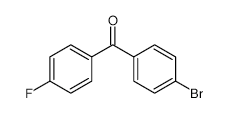 Methanone, (4-bromophenyl)(4-fluorophenyl)- structure, CAS 2069-41-2